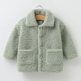 Jackets 2 3 4 5 6 7 Years Girls Jacket Autumn Winter Fashion Long Sleeve Wool Sweater Christmas Little Princess Coat Casual Kids Clothes