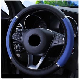 Steering Wheel Covers 38CM Car Cover Auto Braid On The Case Universal Accessories