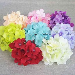 Faux Floral Greenery 15 cm 5 pcsparty luxury artificial Hydrangea silk flowers Amazing colorful decorative flower for wedding party Birthday decoration J220906