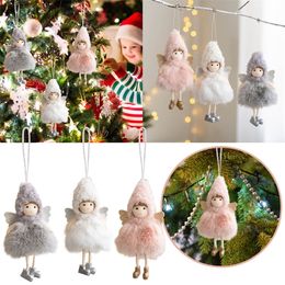 Other Event Party Supplies 2023 Year Gifts Christmas Angel Dolls Xmas Tree Ornaments Christmas Decorations For Home Navidad Deco Doll #50g 220908