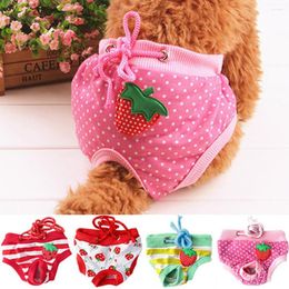 Dog Apparel Female Pet Puppy Diaper Pants Physiological Sanitary Short Panty Nappy Underwear M/L/XL