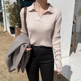 Women's Sweaters Women's BOBOKATEER Long Sleeve Women Clothes Jersey Mujer Knitted Sweter Damski Frau Pullover White Kobieta Swetry