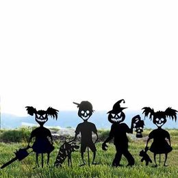 Party Decoration Cute Ghost Zombies Funny Metal Art Crafts Decorations Halloween Garden Gift Stakes Decoracion Drop 220908
