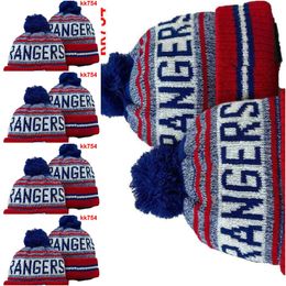 NEW YORK Beanie North American Hockey ball Team Side Patch Winter Wool Sport Knit Hat Skull Caps