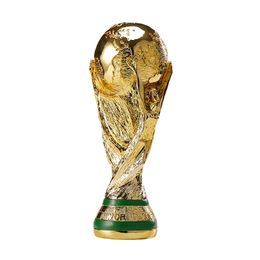 Other Event Party Supplies 36CM Golden Figurines World Cup Football Champion Souvenir Mascot World Cup Toy Resin Recuerdos De La Copa Del Mundo Ornaments 220908