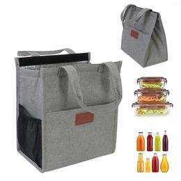 Dinnerware Sets Bags Insulated Lunch Bag High Heat Resistance Thermal Foam Large Reusable Grocery Deliver