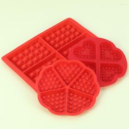 Baking Moulds Silicone Waffle Mould Maker Pan Cake Muffin Chocolate Cookies Mould DIY Bakeware Tools