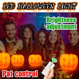 Halloween Toys Night Light For Children Led Touch Sensor Halloween Lamp Lampara Pumpkin Bulb Atmosphere Kids Gift RGB Home Room Decor Lighting 220908