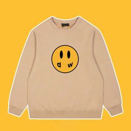 Quality Draw Hoodie Winter Cotton Liner Smile Anime Y2k Men Sweatshirts Causal Hot Plain Drews Barrier Soft Streetwear Young Man 626u