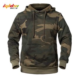 Men's Hoodies Sweatshirts Camouflage Fashion Sweatshirt Male Camo Hooded Hip Autumn Winter Military Hoodie Fleece Coats USEUR Size 220909