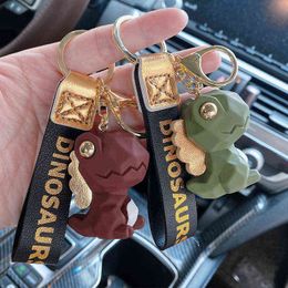 Keychains Creative Cartoon Animal Doll Pendant Cute Resin River Dinosaur Keychain Gift Women Bag Ornaments Car Keyring Jewelry Accessories T220909