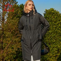 Women's Down Parkas Astrid Spring Women Parkas Oversize Long Loose Padded Down Coats Hooded Women's Jacket Fashion Outerwear Quilted AM-7561 220909