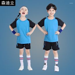 Running Sets Summer Soccer Jersey Pants Set Sportswear Youth Kids Football Training Uniforms Child Tracksuits Sports Suits