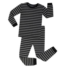 Pyjamas Cotton Pyjamas Sets for Boys Kids Stripe Pyjamas Suits Toddler Sleepwear Spring Clothes for Children from 2 to 8 Years Old 220909