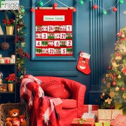 Other Event Party Supplies Christmas Toy Nonwoven Fabrics Calendar Bag Merry Decorations For Home Ornaments Xmas Gift Year 220908