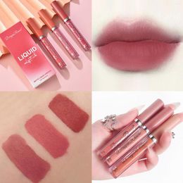 Lip Gloss 3Pcs Matte Lipstick Set Long-Lasting Smooth Moisturising For Office Dating Shopping Parties Makeup