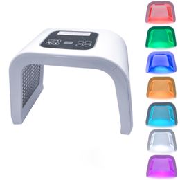 7 Color LED Photon Light Therapy Face Whitening Skin Rejuvenation Acne Remover Anti-wrinkle Portable Spa Mask Machine