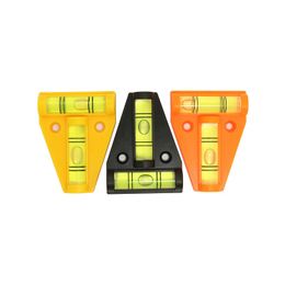 Level Measuring Instruments T type Bubble Spirit Level Triangular Plastic Mini bubble level Accessories 58X44X13mm