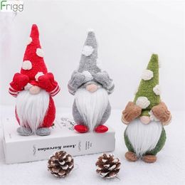 Other Event Party Supplies Christmas Toy Doll Forest Old Man Decoration For Home Merry Tree Decor Xmas Navidad Gifts Happy 220908