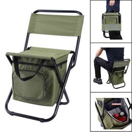 Camp Furniture 1Pc Chair Seat For Fishing Festival Picnic BBQ Outdoor Rest Stool Outdoor Camping Chair Portable Folding Camping 71B