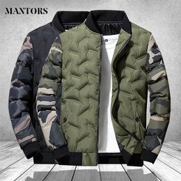 Men's Fur Faux Fur Mens Winter Jackets and Coats Outerwear Clothing Camouflage Bomber Jacket Men's Windbreaker Thick Warm Male Parkas Military 220909