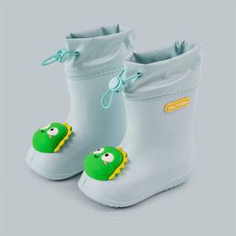 Boots Children Shoes Toddler Infant Kids Baby Boys Girls PVC Rain Boots Waterproof NonSlip Shoes Kids Shoes Bota Infantil 220909