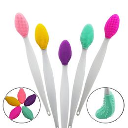 Water Pipes Bong Wax Smoking Accessories Cleaning Brush Hookah Shisha Herb piep Portable Silicone Brushes 145mm length colorful