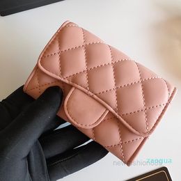 2022 Women Purse Credit ID Card Holder Coin Purses Designer Classic Wholesale Pink 2022 top quality