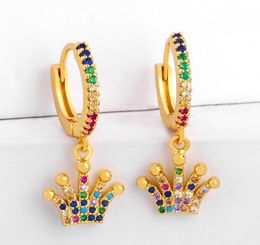 Jewelry Earrings Cubic Zirconia gold color CZ Crystal Ear Clips No Pierced earrings for women Jewellery wsj35