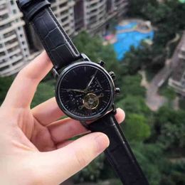 Роскошные часы для мужчин Baidatuo маховик Механический пояс модные часы мода мода