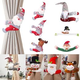 Other Event Party Supplies Christmas Toy Curtain Buckle Merry Decor for Home Tree Ornaments Xmas Natal Navidad Happy Year 220908