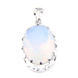 Pendant Necklaces Weddings Jewellery 925 Sier Oval Rainbow Moon Pendanta Women Fashion Brand Necklace Pendants Drop Delivery 2021 Neckla Dhcwd