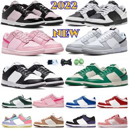NEW 2022 Casual Shoes Triple Pink Panda Designer men women low sneakers green apple sun club White Black UNC Green Sail Grey Fog Syracuse mens trainers sports