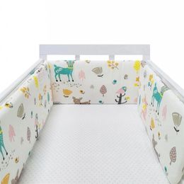 Bed Rails Baby Crib Bumper Set born Polka Dot Cotton Printed Cot Bumpers in Crib Infant Protector For Baby Boy Girl Boy 20030cm 220909