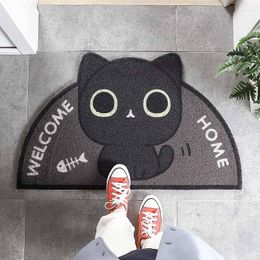 Carpets Cartoon Sand Scraping Dust Door Entrance Mat Hallway Kitchen Bath Non-slip Rug Removal Carpet Wire Loop Footpad Doormat