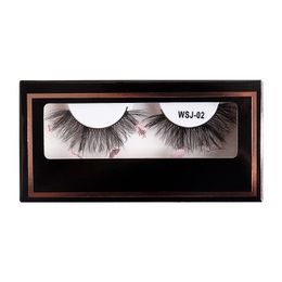 Reusable Handmade Multilayer Halloween False Eyelashes Soft & Vivid Messy Crisscross Thick Curled Fake Lashes Extensions Beautiful Makeup for Eyes