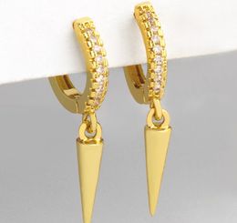 Jewelry Earrings Cubic Zirconia awl Dangle Earring crystal Rainbow drop earrings for women Fashion jewelry wholesale ha34