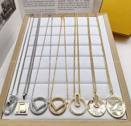 European and American multi-style letter necklace classic temperament accessories women