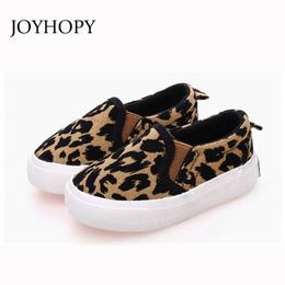 Sneakers Spring Kids Shoes Boys Girls Casual Shoes Fashion Leopard Print Comfortable Canvas Shoes Children Sneakers Slip On Loafers 220909