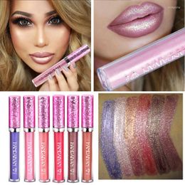 Lip Gloss Plump Lips Makeup Waterproof Long Lasting Holographic Mermaid Tint Creamy Matte Liquid Lipstick Shimmer