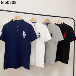 2023 summer Designer tops Polo mens Paul tshirts Big horse America RL graphic tees Embroidery men T-shirts printing polos casual short sleeve