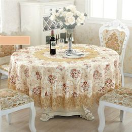 Table Cloth Top Elegant embroidery Lace Round cloth For Wedding Cover TV covers tea tablecloths sofa towel refrigerator 220906