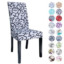 Chair Covers Removable Spandex Cover Anti-dirty Seat Kitchen Slipcover For Wedding Dinner Room Restaurant Housse De Chaise