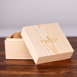 Watch Boxes BOBOBIRD Top Quality Box Bamboo Wooden Durable Present Case Gift For Bracelet 2022 Regalos Para Hombre