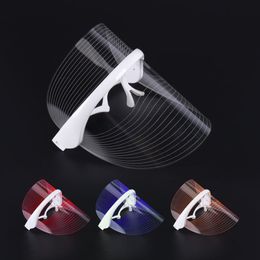 professional facial masks UK - LED light therapy 3 colors professional portable facial beauty mask