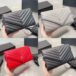 New designer bag Luxury Women Shoulder Bags Handbag Leather Designer Crossbody Wallet Female Purses 2022high quality Solid color EnvelopeBags