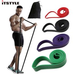 Bands 41" Crossfit Strength rubber Loop Power Expander Hanging workout Rubber Pull Up Band 0908