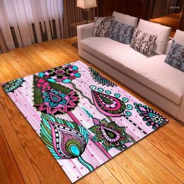 Carpets Modern Fashion Abstract Painting Rugs Soft Non-slip Bedroom Bedside Area Dining Room Mat For Home Living