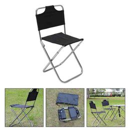 Camp Furniture Chair Folding Camping Chairs Portable Fishing Stool Sports Picnic Outdoors Travel Compact Foldable Outdoor Backpacking Barbecue 0909
