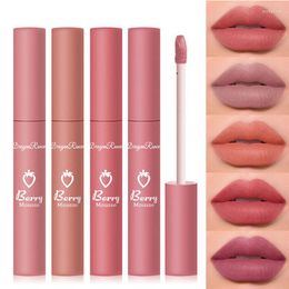 Lip Gloss Velvet Glaze Moisturizing Colorfast Lipstick Lasting Matte Cosmetics Beauty Hydrating Waterproof 12 Colors Fashion